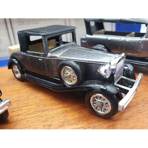 455 - The Lledo limited edition Rolls Royce model car collection. Includes the Silver Ghost, Playboy and t... 