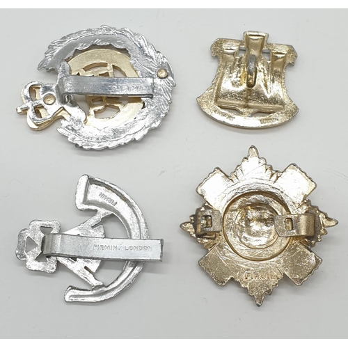 310 - Collection of 12 UK military metal cap badges