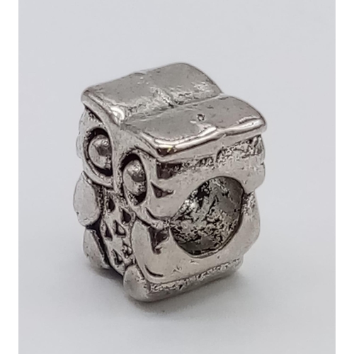 226 - SILVER PANDORA OWL CHARM