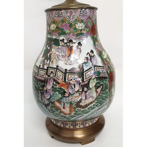 24 - An exquisite pair of mid 19th century (in our opinion), rose medallion porcelain vase's which have b... 