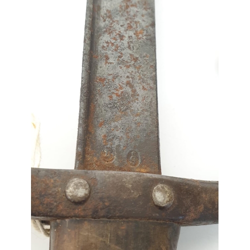 376 - A WWI French bayonet. 52cm in length.