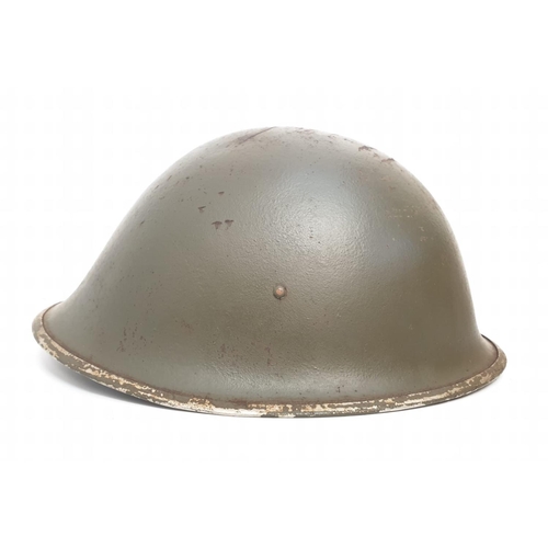 18 - WW2 1944 Pattern “Turtle” Helmet with insignia of the 42nd (Lanark & Renfew Scottish) Royal Canadian... 