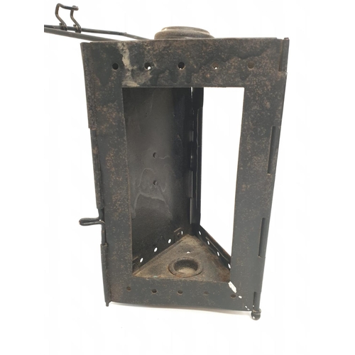 62 - WW1 French Folding Bunker Lantern. (no glass)