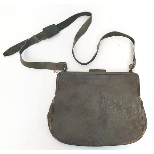 229 - Rare 1960s East German Woman’s Army Issue Hand Bag.