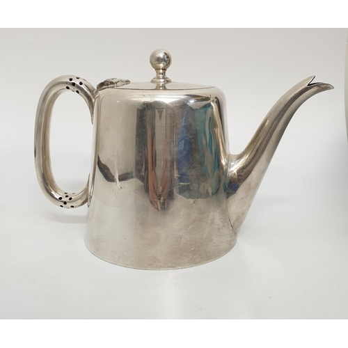 9 - WW2 Silver Plated Tea Pot with Australian Insignia.