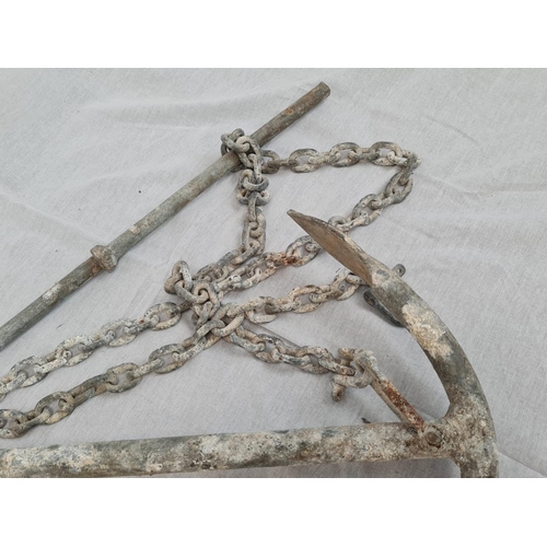 93 - Boat anchor, 62cm plus chain