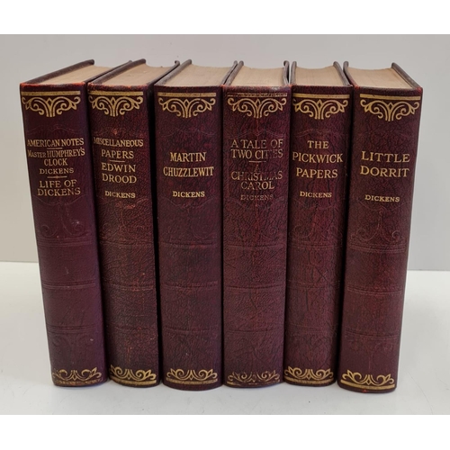 671 - A completed work of Charles Dickens (16 volumes) illustrated by Phiz circa 1900s