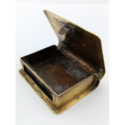 168 - Royal West Kent Regiment Match Box Holder. These were made in the rehabilitation work shops by disab... 