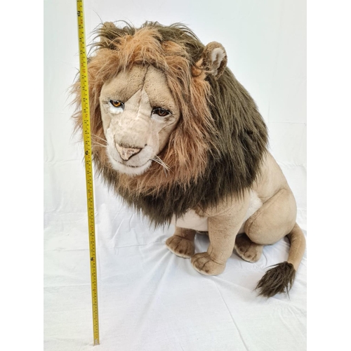 44 - Prized by collectors, this circa 1970s, Italian made stuffed lion is a work of art. Made by Jockline... 