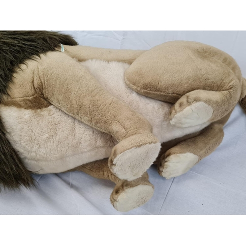 44 - Prized by collectors, this circa 1970s, Italian made stuffed lion is a work of art. Made by Jockline... 