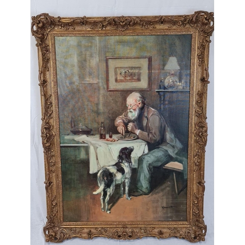 512 - Original oil on canvas signed by celebrated Italian artist Giordano Giovoneth (1906-1973). Depicting... 