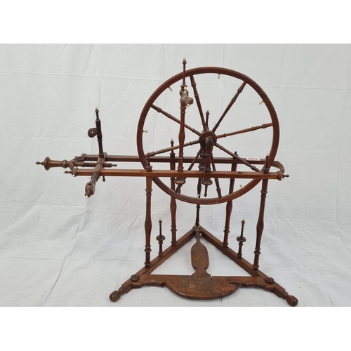 635 - Continental spinning wheel.