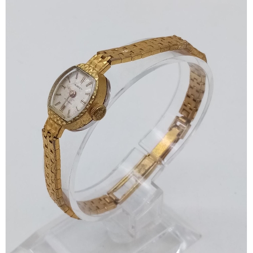 419 - 2x elegant ladies watches (Ingersoll and Regency) with gold effect strap (AF)