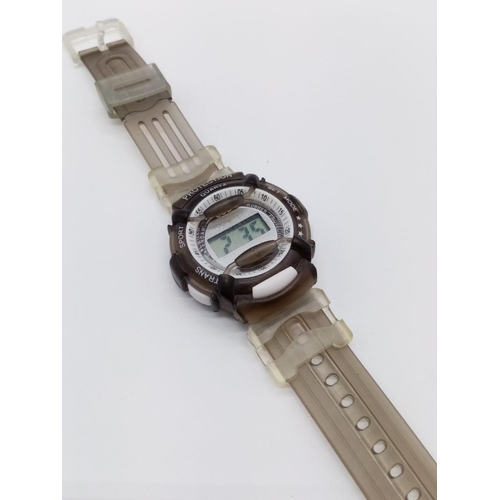 426 - Gent digital sport watch rubber strap (as new)