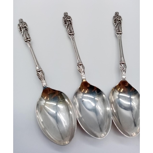 998 - 6X SILVER TEASPOONS BIRMINGHAM 1948, WEIGHT 75.3G TOTAL