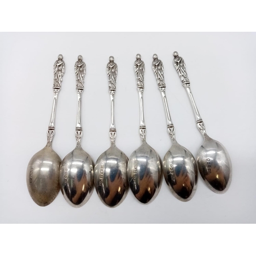 998 - 6X SILVER TEASPOONS BIRMINGHAM 1948, WEIGHT 75.3G TOTAL