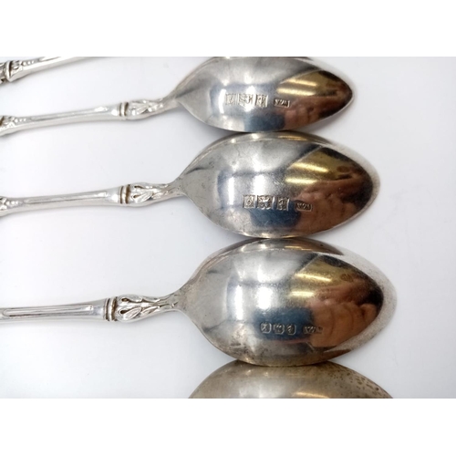 998 - 6X SILVER TEASPOONS BIRMINGHAM 1948, WEIGHT 75.3G TOTAL