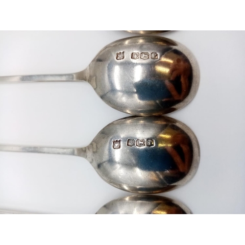 999 - 6X SILVER TEASPOONS IN PRESENTATION BOX, SHEFFIELD 1923, TOTAL WEIGHT 65.5G