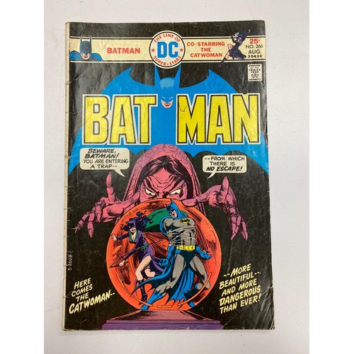 987 - 7 editions of vintage 'Batman' DC comics. A/F.