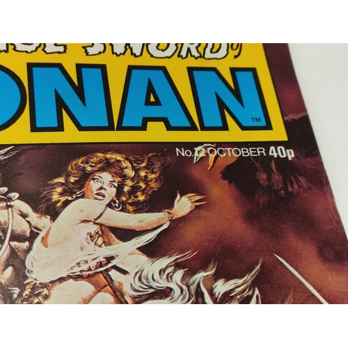 990 - 24 editions of Vintage 'The Savage Sword of Conan' comics.