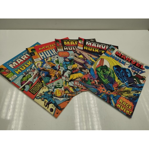 993 - 20 Mixed Vintage Marvel Comics plus 4 x Marvel comics. The Mighty World of Marvel Starring the Incre... 