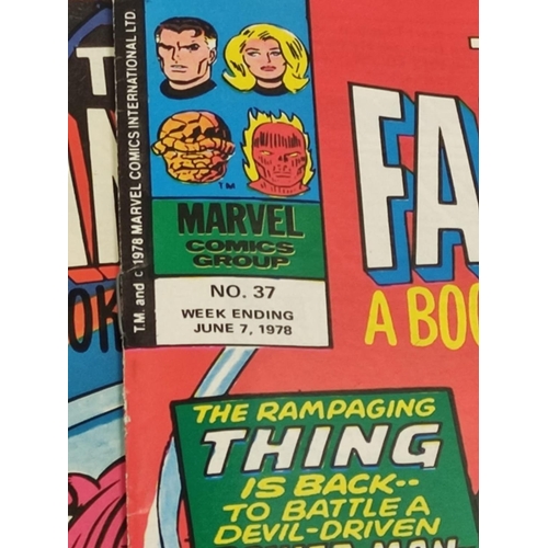 993 - 20 Mixed Vintage Marvel Comics plus 4 x Marvel comics. The Mighty World of Marvel Starring the Incre... 