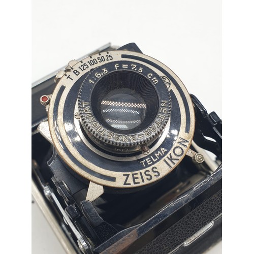 771 - A vintage Zeiss Ikon Telma folding camera. As found.