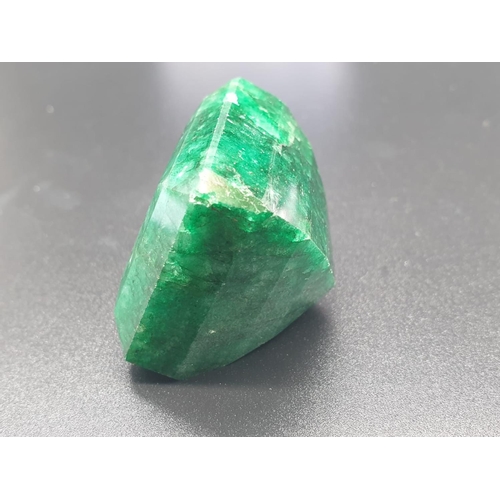 164 - 343Ct Natural Emerald. Octagon step. GLI certified