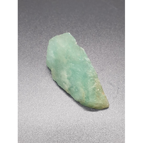 295 - 76.80Ct Natural Emerald. Rough shape. ITLGR certified