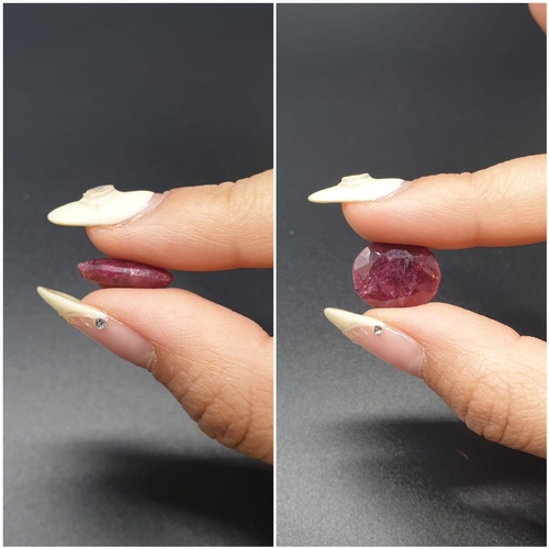 315 - 10.86 Ct Natural Ruby. Oval shape. IDT certified