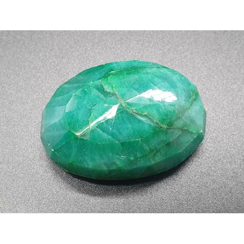 316 - 160.50Ct Natural Emerald. Oval shape. IGL&I certified