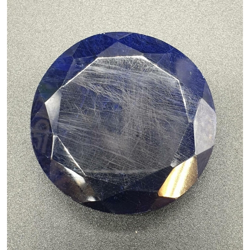 329 - 273.56 Ct Natural Blue Sapphire. Round brilliant cut. IGL&I certified