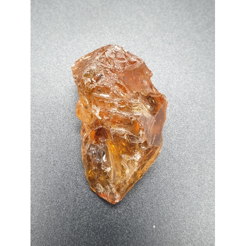 330 - 134.60 Ct Natural Citrine. Rough shape. ITLGR certified