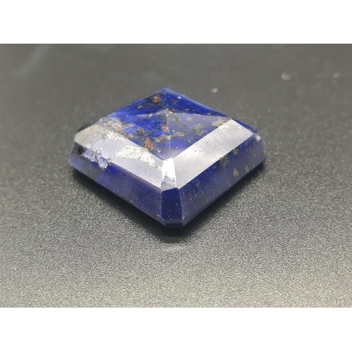 336 - 82Ct Natural Blue Sapphire. Octagon step. GLI certified