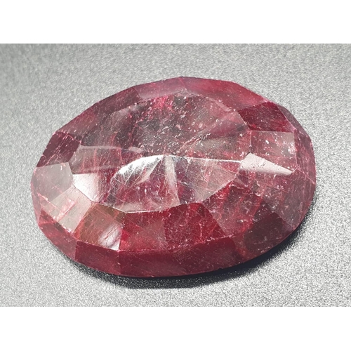 343 - 118Ct Natural Ruby. Oval shape. GLI certified