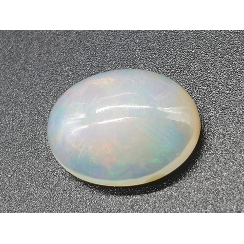 400 - 4.88 Ct Fire Opal. Oval cabochon. IGITL certified