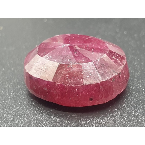 407 - 26.81 Ct natural Ruby. Oval shape. IDT certified