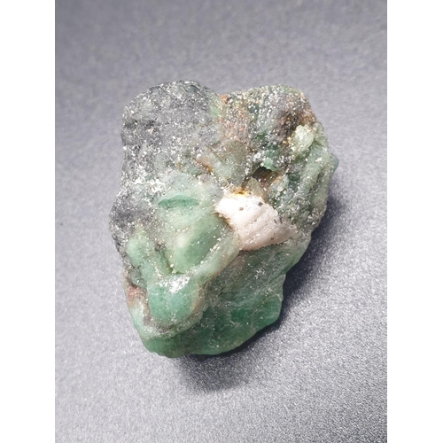 448 - 79.73Ct Natural Emerald. Rough shape. ITLGR certified