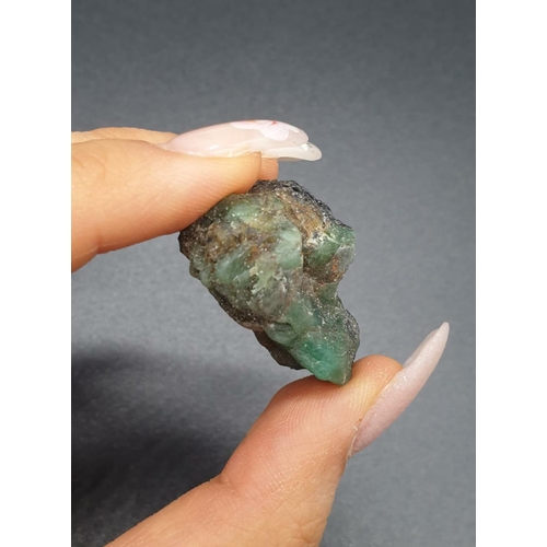 448 - 79.73Ct Natural Emerald. Rough shape. ITLGR certified