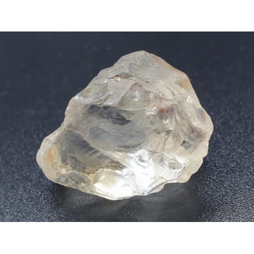 483 - 27.18 Ct Natural Citrine. Rough shape. IDT certified