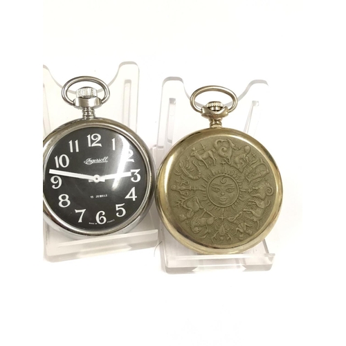 281 - Vintage pocket watches ( working ) but no guarantees