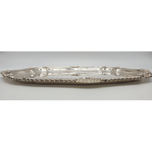 122 - Asprey London Silver Tray, weight 782g and size 32x23cm approx