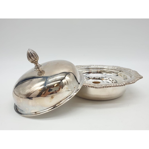 28 - Asprey London Silver Ashtray, weight 462g and 14cm diameter approx