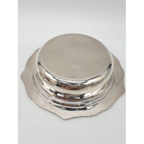 28 - Asprey London Silver Ashtray, weight 462g and 14cm diameter approx