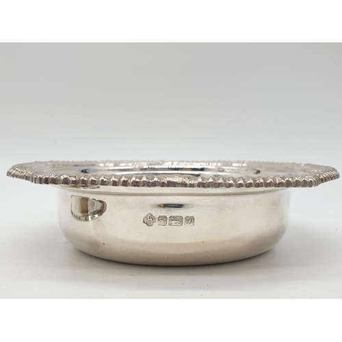 28 - Asprey London Silver Ashtray, weight 462g and 14cm diameter approx