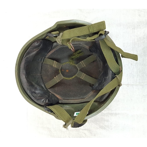 468 - Military Issue Ballistic HELMET previously issued to Pte Cargill, 4 Platoon (as marked on the interi... 