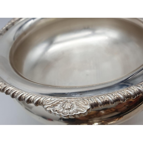 5 - A very Large and heavy Asprey London Silver Serving pot and lid, weight 4500g total , size 15x32cm a... 