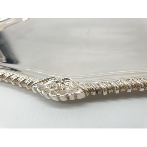 42 - Asprey London Silver Tray, weight 802g in very good condition