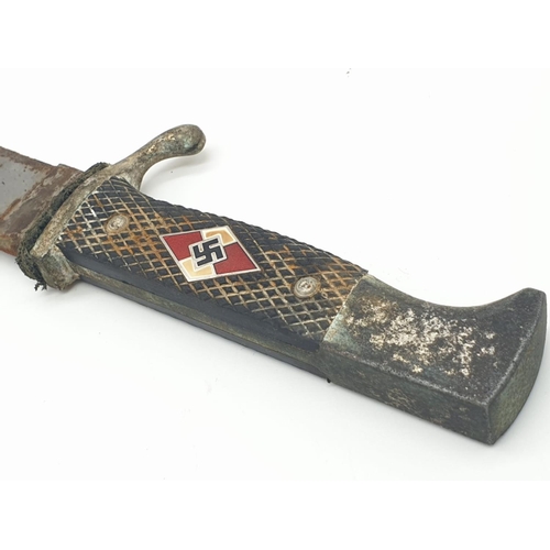 186 - Hitler Youth Knife. Marked with the RZM Logo.