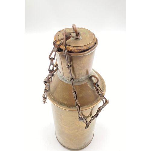 272 - Victorian – Boer War Period Ship's Table Water Bottle with weighted bottom.